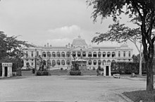 The palace in 1896 1896 - Cochinchine - Saigon - Palais du Gouvernement General.jpg