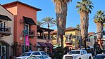 190216 228 Palm Springs CA - South Palm Canyon Drive, Mercado Plaza, signature Washingtonia filifera California Fan Palm uniquely trimmed (33297252808).jpg