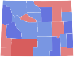 Tahun 1946 Wyoming gubernur hasil pemilihan peta oleh county.svg