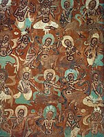 Devas. Dunhuang mural. Cave 272, Northern Liang dynasty