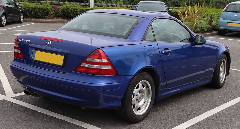 File:2004 Mercedes-Benz SLK200 Kompressor 2.0 facelift Rear.jpg