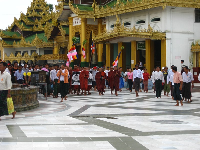 File:2007 Myanmar protests 3.jpg