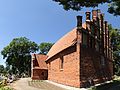 English: Church in Miłoradz.