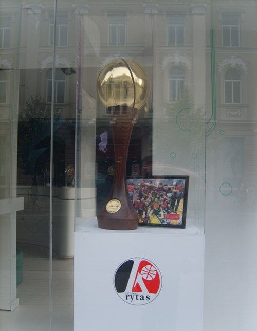 LKL trophy in Vilnius