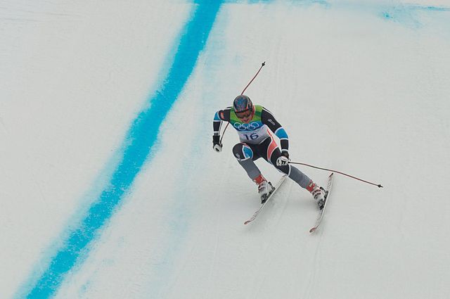 Svindal's silver medal downhill run at the 2010 Olympics at Whistler