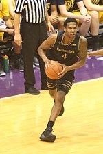 Law at Northwestern in 2017 20170301 NW-UM Vic Law in the halfcourt.jpg