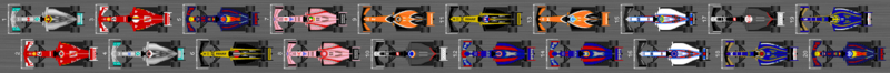 Diagram over det britiske Grand Prix-kvalificeringsgitter 2017