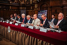 The US Helsinki Commission at a hearing about Baltic Sea security in July 2019. 2019 US Helsinki Commission.jpg