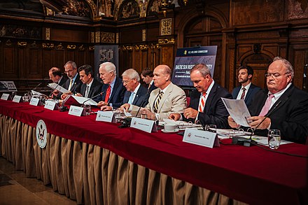 The US Helsinki Commission at a hearing about Baltic Sea security in July 2019.