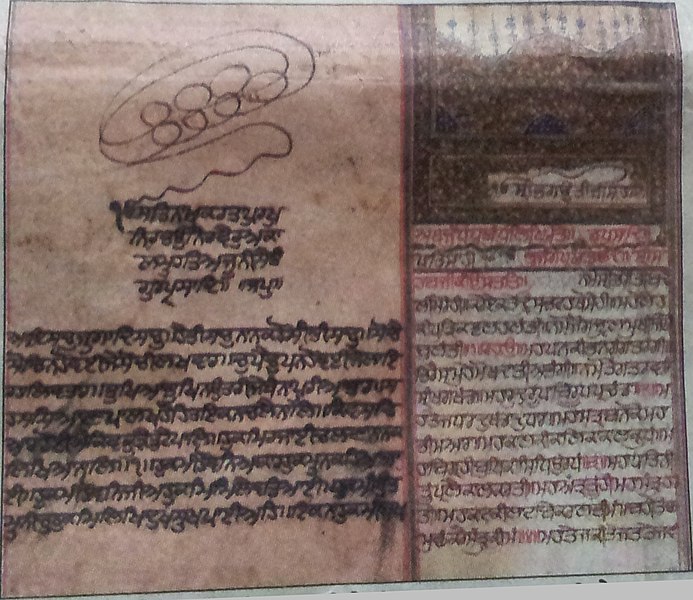 File:300-year-old Guru Granth Sahib and Dasam Granth manuscripts found in the villages of Maharashtra and Hyderabad.jpg