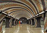 Miniatyrbild för Szent Gellért tér (Budapests tunnelbana)