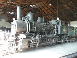 Lokomotiva 404.003 ve výtopně Jaroměř