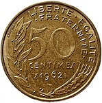 50 centimes Marianne (1962).