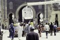 Bab Boujloud with a group of people. Fès, Maroc, 1973