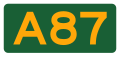 Alphanumeric route marker