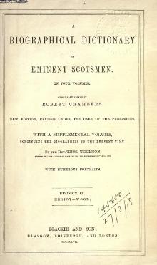 A biographical dictionary of eminent Scotsmen, vol 9.djvu