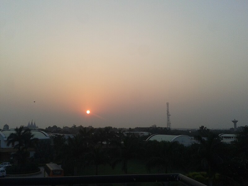 File:A sunset in Gujarat.jpg