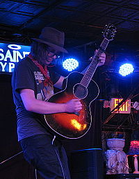 Aaron Lee Tasjan performing at The Saint in Asbury Park, NJ on July 8, 2014