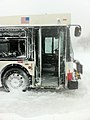 Abandoned CTA Bus on Lake SHore Drive with doors opened feb 2 2011.JPG