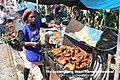 Accompong Maroon Festival - Jerk Pork Lady