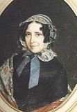 Paris'te tanıştığı sevgilisi Adèle Rebuffel (1788-1861)