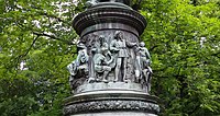 Čeština: Detail pomníku Adalberta Lanny v Českých Budějovicích. English: Detail od the monument to Adalbert Lanna in České Budějovice, Czech Republic.