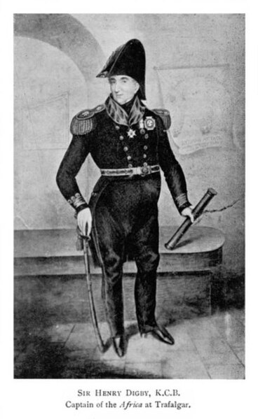 Henry Digby, captain of Aurora between January 1797 and November 1798