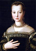 Agnolo Bronzino - Maria (Cosimo I tarafından) de 'Medici.jpg