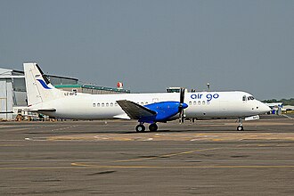 BAe ATP of Air Go Airlines Airgo LZ-BPS ATP Coventry (32533769388).jpg