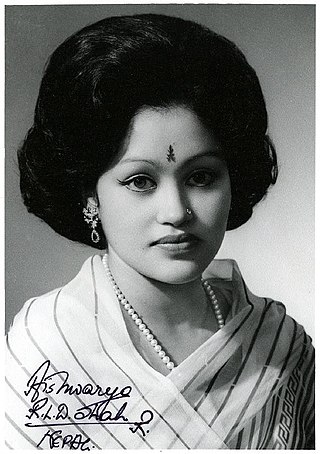 <span class="mw-page-title-main">Queen Aishwarya of Nepal</span> Queen consort of Nepal