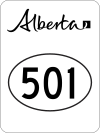 Alberta Highway 501.svg