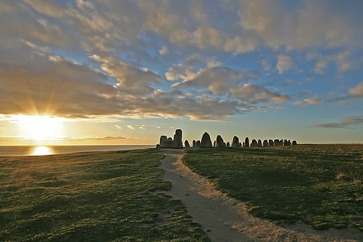 Алес. Ales stenar Швеция. Ales Stones.