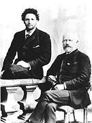 Anatoli Brandoukov et Tchaïkovski le 18 mai 1888.