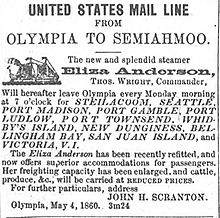 Advertisement for Eliza Anderson, placed in Olympia Pioneer Democrat, Washington Terr., September 28, 1860 Anderson ad.jpg