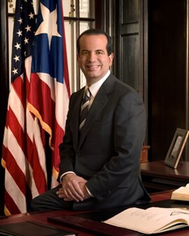 Aníbal Acevedo Vilá, (BA 1982, JD 1985), 8th governor of Puerto Rico (2005-2009), U.S. Representative (Resident Commissioner), D-Puerto Rico (2001-200