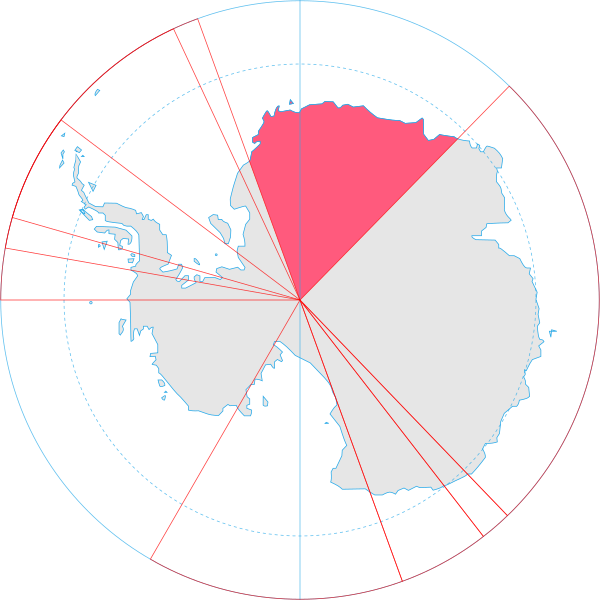 File:Antarctica, Norway territorial claim (Queen Maud Land, 2015).svg