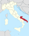 Map of Apulia