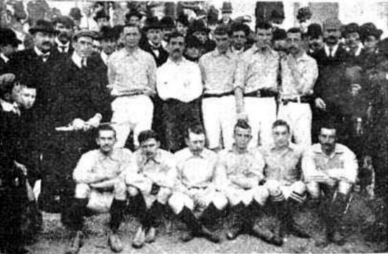 Argentina, winning side in 1905