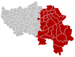 Arrondissement de Verviers - Plan