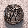 Aspendos - 400-380 BC - silver stater - wrestlers - slinger - Berlin MK AM 18216581