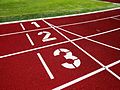 Athletics track start line numbers 1, 2, 3 (20170619).jpg
