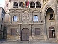 Frontansicht des Rathauses von Alcañiz - Teruel