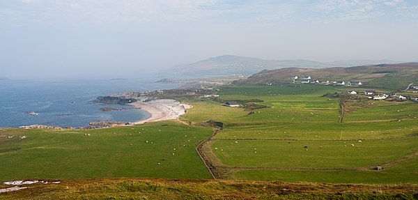 Raised beach of Ballyhillin at Malin Head