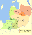 De Baltische stammen rond 1200
