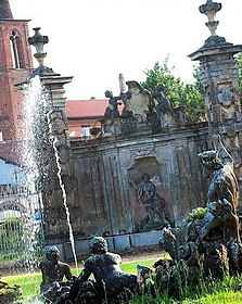 Carlo Beretta, fontana di Nettuno e Teti.