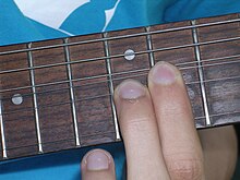 Example of bending on electric guitar Bend guitar.jpg