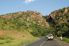 50 km ten noorden van Natitingou (okt 2007).
