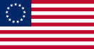 The U.S. flag in 1781