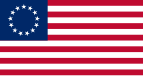 Flag of the United States (13-star, "Betsy Ross" style, 1777-1795)