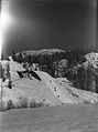 Big Bend Ski Jump in Revelstoke, British Columbia, Canada 1940s